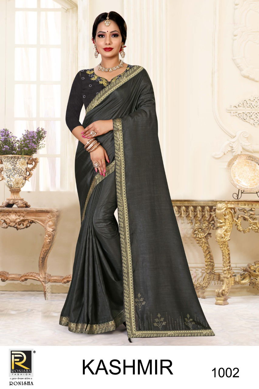 Ronisha Kashmir New Exclusive Wear Silk Latest Designer Saree Collection